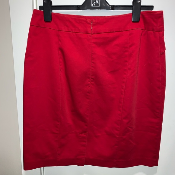 Hot Red Pencil Skirt - Picture 3 of 3